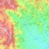 Carte topographique González, altitude, relief