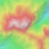 Carte topographique Mount Kitanglad, altitude, relief
