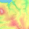 Carte topographique Goonbell, altitude, relief