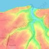 Carte topographique Etennemare, altitude, relief