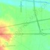 Carte topographique Glidden, altitude, relief