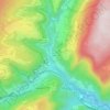 Carte topographique Longesfan, altitude, relief