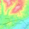 Carte topographique Whitnage, altitude, relief