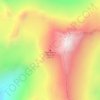 Carte topographique Silverthrone Mountain, altitude, relief