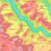 Carte topographique Burggaillenreuth, altitude, relief