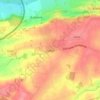 Carte topographique Salles, altitude, relief
