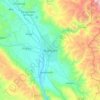 Carte topographique Huancayo, altitude, relief