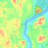 Carte topographique San Gregorio, altitude, relief