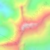 Carte topographique Pico Bolívar, altitude, relief
