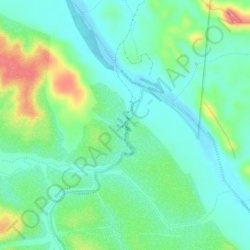 Carte topographique Cobbold Gorge, altitude, relief