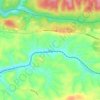 Carte topographique Vicker, altitude, relief