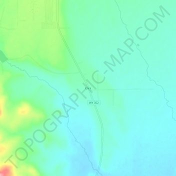 Carte topographique Cora, altitude, relief