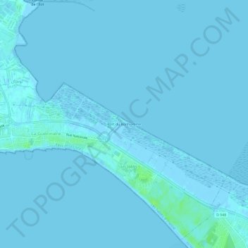 Carte topographique Port du Bonhomme, altitude, relief