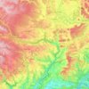 Carte topographique Wutach, altitude, relief