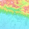 Carte topographique Butwal, altitude, relief