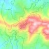 Carte topographique Homesh, altitude, relief