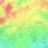 Carte topographique Aubigné, altitude, relief