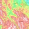 Carte topographique Provincia de Utcubamba, altitude, relief