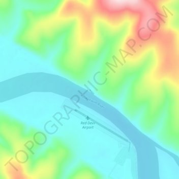 Carte topographique Parks, altitude, relief