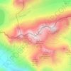 Carte topographique Corno Gries / Grieshorn, altitude, relief