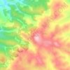 Carte topographique رأس منيف, altitude, relief