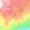 Carte topographique San Martin, altitude, relief