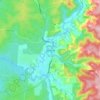 Carte topographique Nannup, altitude, relief