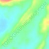 Carte topographique Los Aceiticos, altitude, relief