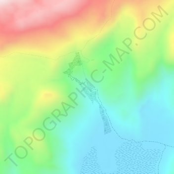Carte topographique Vega de La Botijuela, altitude, relief