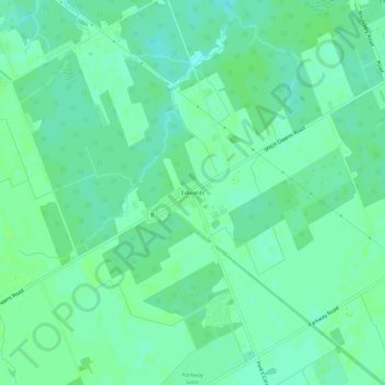 Carte topographique Edwards, altitude, relief