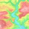 Carte topographique La Couturelle, altitude, relief