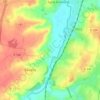 Carte topographique La Lande, altitude, relief