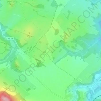 Carte topographique Annaberg, altitude, relief