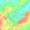 Carte topographique Meare Green, altitude, relief