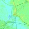 Carte topographique Barlby, altitude, relief