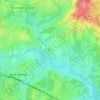 Carte topographique East Wellow, altitude, relief