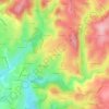 Carte topographique Le Saveton, altitude, relief