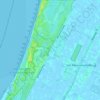 Carte topographique Sint Maartenszee, altitude, relief