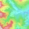 Carte topographique Campestre, altitude, relief
