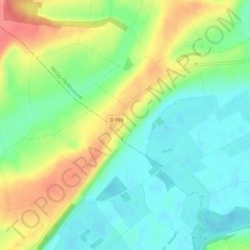 Carte topographique Beau Repaire, altitude, relief