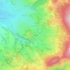 Carte topographique Les Couderts, altitude, relief