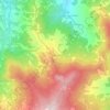 Carte topographique Praticchia, altitude, relief