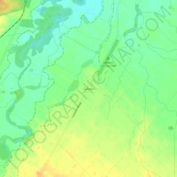 Carte topographique Galatea, altitude, relief