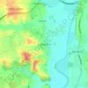 Carte topographique Callow End, altitude, relief