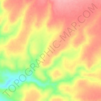 Carte topographique El Establo, altitude, relief