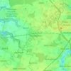 Carte topographique Rheindahlen, altitude, relief