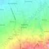 Carte topographique Kedawung, altitude, relief