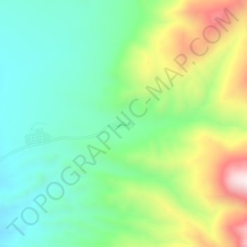 Carte topographique الماس, altitude, relief