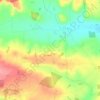 Carte topographique Over Worton, altitude, relief