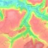 Carte topographique Muret, altitude, relief